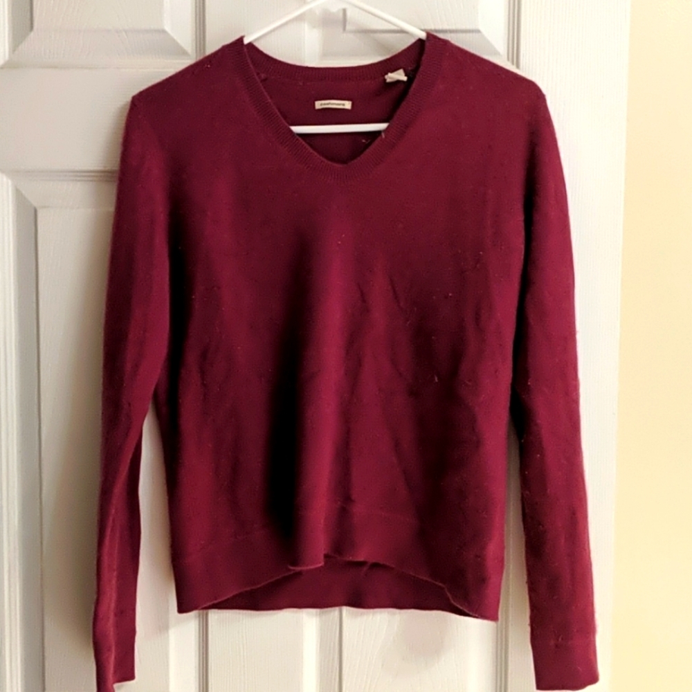 Champagne cashmere sweater
